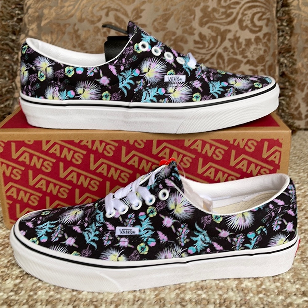 Vans Era Paradise Floral Black/True White WMNS - Picture 1 of 16